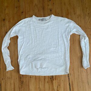 Loft white summer sweater